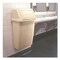 Rubbermaid Commercial Slim Jim 15-Gallon Wall-Mounted Container - Beige